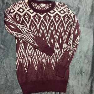 Xs burgundy sweater